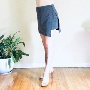 Elegant chic skirt sexy mini classy grey/gray medium Fall Office wear